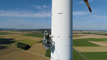 RENOLIT application film wind-turbine landscape